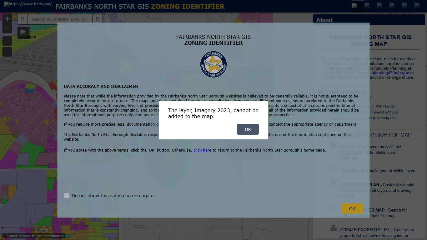 FAIRBANKS NORTH STAR GIS ZONING IDENTIFIER