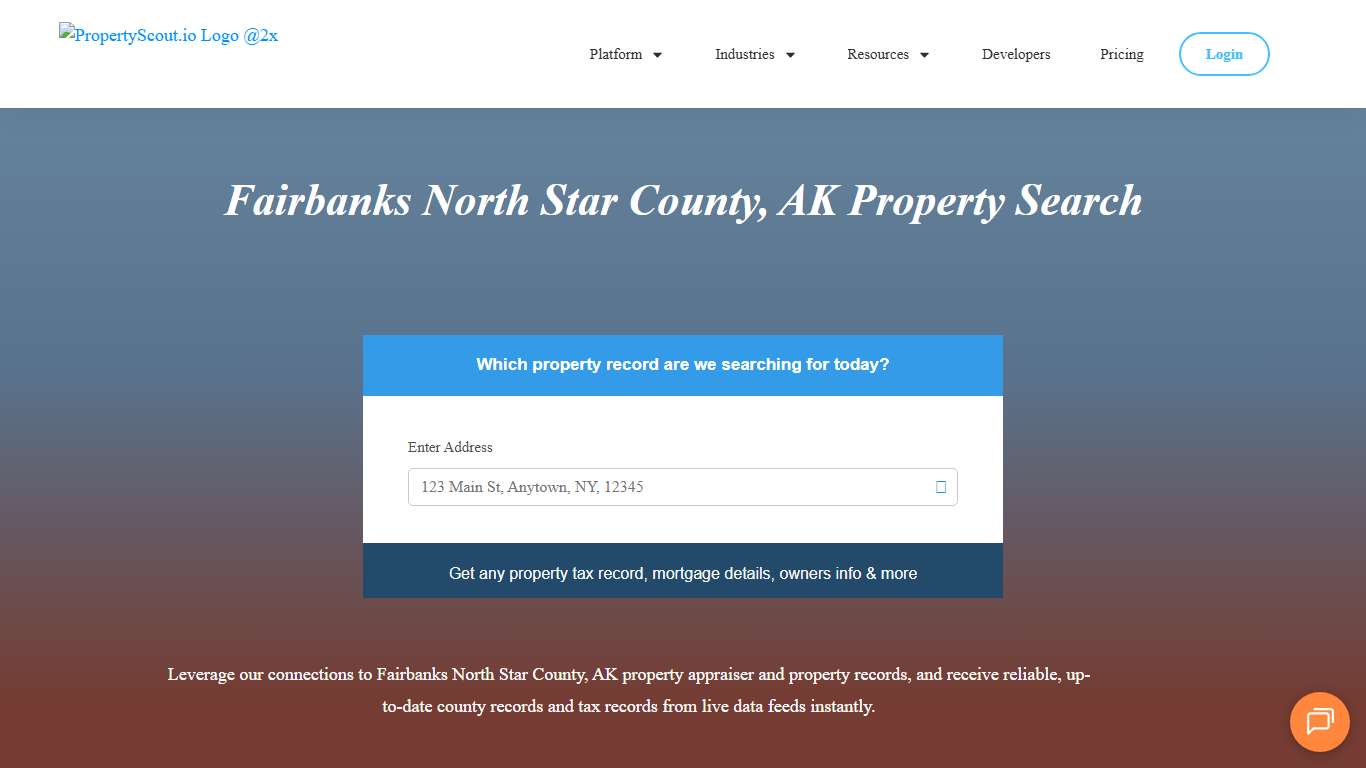 Fairbanks North Star County, AK Property Records Search - Propertyscout.io